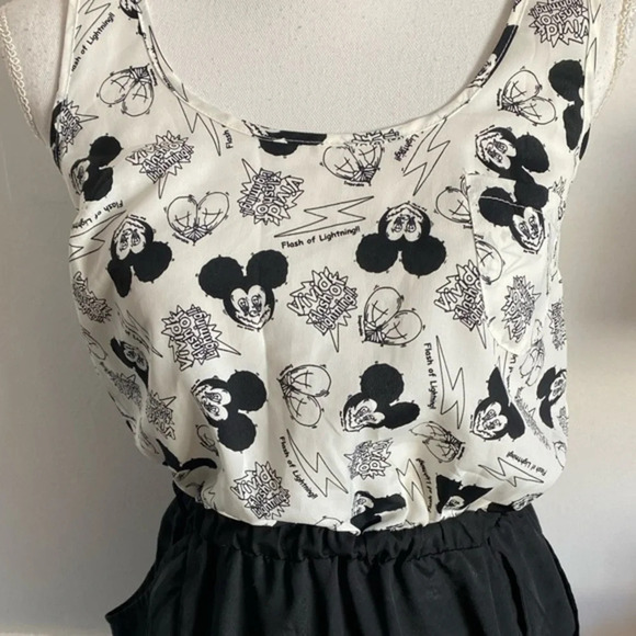 Paul NKC • Mickey Mouse Black White Pocket Dress - Picture 2 of 7